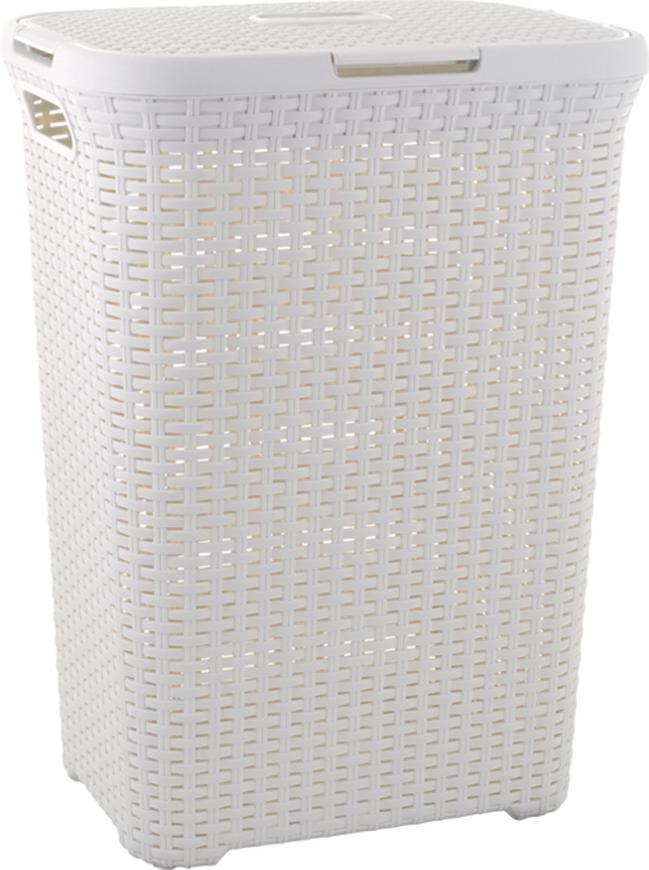Kôš Curver® NATURAL STYLE 60L, krémový, 44x61x34 cm, na bielizeň, prádlo