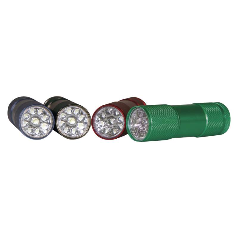 LED ručné kovové svietidlo P3848A, 50 lm, 3× AAA, 