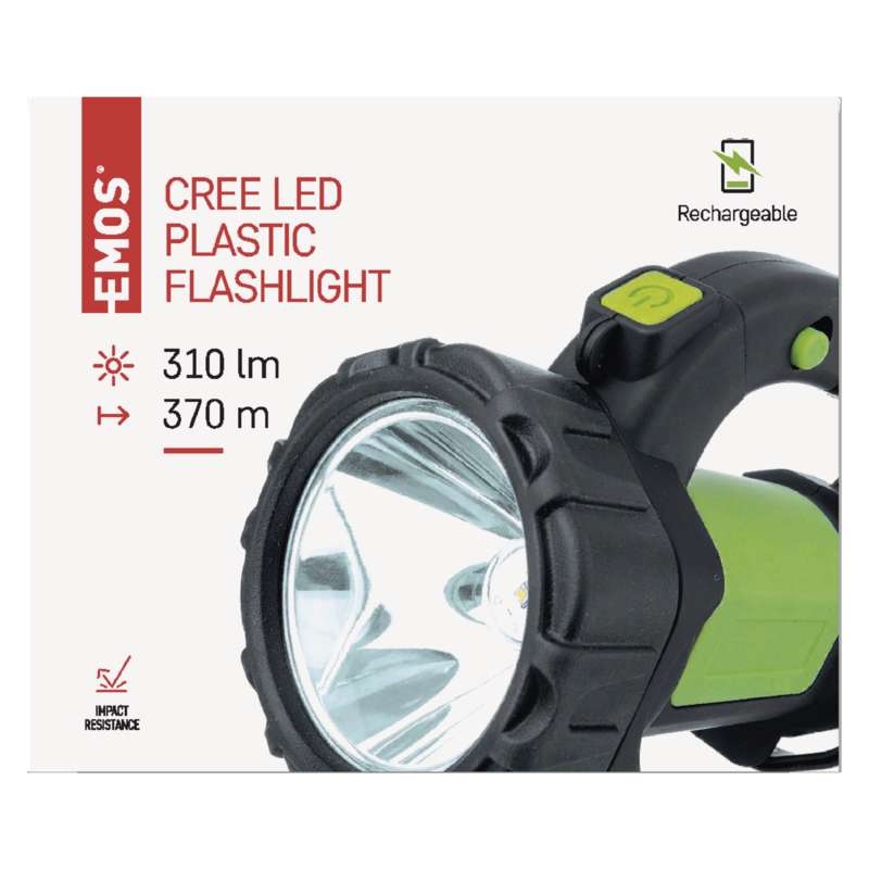 CREE LED + COB LED nabíj. svietidlo P4526, 300 lm, 2000 mAh