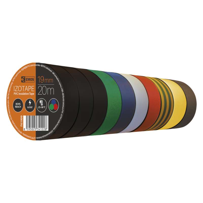 Izola�n� p�ska PVC 19mm / 20m farebn� mix