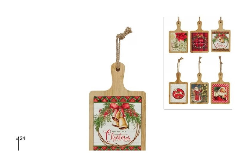 MAKRO - Doska dekorácia vianočná rôzne motívy