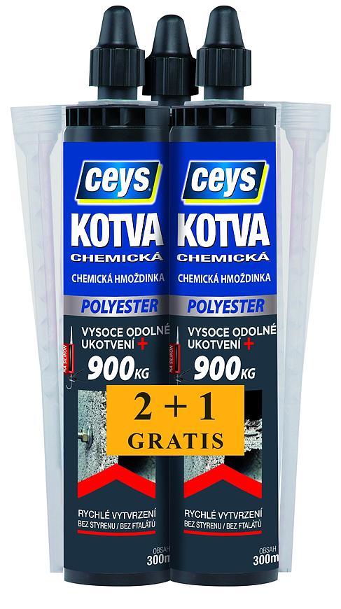 Kotva Ceys Chemick�, Polyester, 2+1 gr�tis