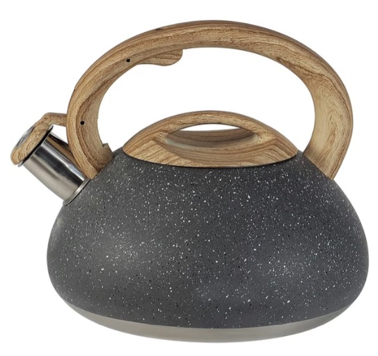 MAKRO - Čajník Tiilan 3L šedý pískací