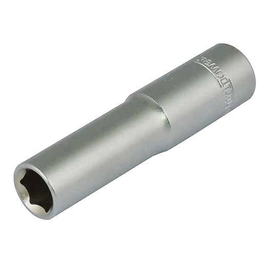 Hlavica whirlpower® 16121-12, 11.0 mm, 1/4", Cr-V, 6point, predĺžená