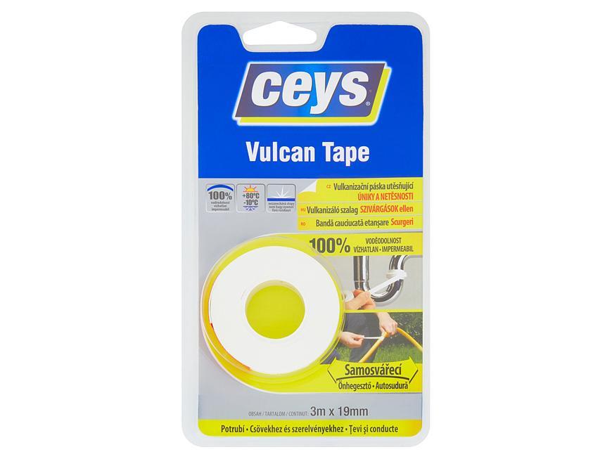 P�ska Ceys Vulcan Tape, utes�uj�ca, lepiaca, 3 m x 19 mm