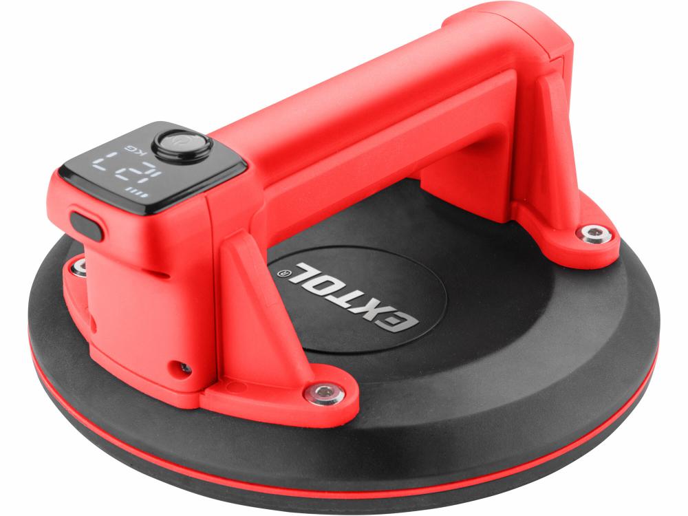 Prísavka na sklo akumulátorová, 200mm, max. 150kg, 3,7V/1,2Ah Lion, EXTOL PREMIUM