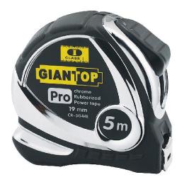 Meter GIANT CR-G44, 3 m, 16 mm, zvinovac, Chrome/Nylon, Class II