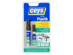 Lepidlo Ceys SPECIAL PLASTIK, na obtia�ne plasty, sekundov�, 3 g + 4 ml