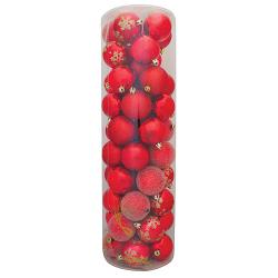 Gule MagicHome Vianoce, 50 ks, erven, mix, 6 cm