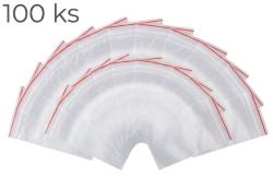 Vrecko Zip 80x120mm 40 �m transparentn�/100ks bal