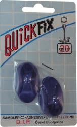 QuickFix háčik samolepiaci typ 2- 2ks - modrý