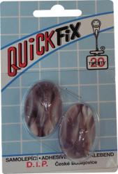 QuickFix háčik samolepiaci typ 2 - 2ks - svetlo hnedý
