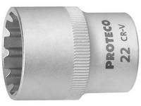 Nstrn hlavica 1/2" SPLINE 12 mm  PROTECO