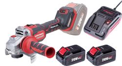 Set Worcraft CAG-S20LiBM, uhlov� br�ska 125 mm, ShareSYS , 2x 4.0 Ah akumul�tor + nab�ja�k