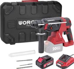 SET Kladivo Worcraft CRH-S20LiBCM, 20V, ShareSYS, SDS+, 3J, bezuhl�kov�, v kufr�ku