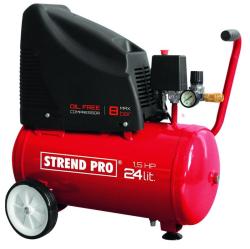 Kompresor Strend Pro OF1524, bezolejov�, 1,1 kW, 24 lit.