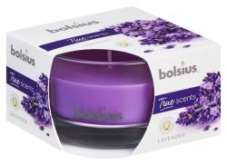 Svieka Bolsius Jar True Scents 50/80 mm, vonn, levandua