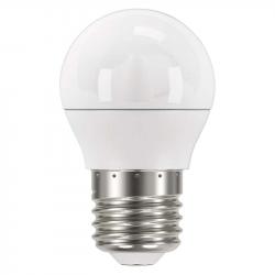 LED iarovka Classic Mini Globe 5W E27 tepl biela