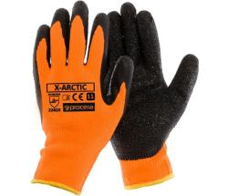 Rukavice polyester/bavlna m��an� v latexe, zimn� 11