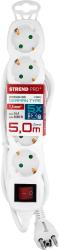 Cable GERMAN socket Strend Pro GER DG-805BK 5,00 m, 5 sockets, HU, RO, SRB, CRO + switch