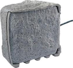 Z�suvka Strend Pro, vodeodoln�, z�hradn�, imit�cia kame�a, IP44, skrinka, 4x z�suvka, k�be