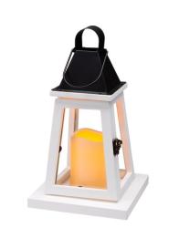 Lamp MagicHome LW8823, 17x17x33 cm, LED, 3xAAA, drevo