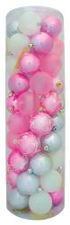Gule MagicHome Vianoce, 50 ks, ruov, strieborn, biela, 6 cm