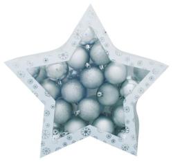 Gule MagicHome Vianoce, 38 ks, strieborn, mix, 6 cm