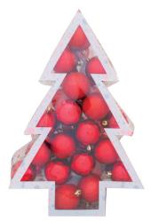 Gule MagicHome Vianoce, 34 ks, erven, mix, 6 cm
