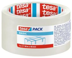 P�ska tesa� BASIC, baliaca, lepiaca, transparentn�, 48 mm, L-50m