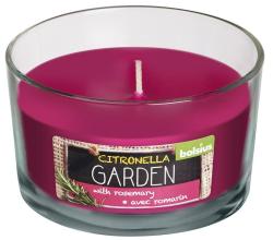 Svie�ka Bolsius Glass Citronella, repelentn�, 62/106 mm, rozmar�n, v skle