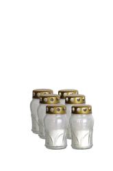 Kahanec Grave, ��re sklo, so srdie�kom, zlat�, 16 h, 50 g, 12 cm, na hrob