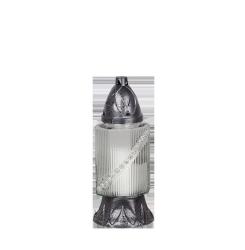Kahanec Grave, sklo, dekor, 28 h, 80 g, 25 cm, na hrob