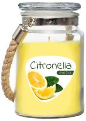 Svieka Citronella, repelentn, v skle, 140 g, 85x105 mm