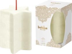 Svie�ka Bolsius Pillar, Vianoce, Star Golden Lace, tvar hviezdy, 100x70 mm