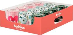 Svie�ka Bolsius Star.glas Love, 82/68 mm, v skle, Sellbox 12 ks