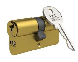Vloka cylindrick FAB HOME 1.00*/D 30+35, 3 ke, stavebn, mosadz, blister