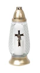 Kahanec Grave, ��re sklo, s kr�om, 28 h, 80 g, 26 cm, na hrob