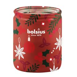 Svie�ka Bolsius True Glow, 82x68 mm, jablko/�korica, v skle