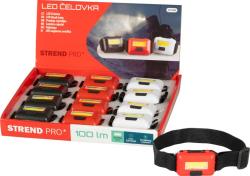 elovka Strend Pro Headlight, COB LED, 3xAAA, 6x4x1,8 cm, mix farieb (ierna, biela, erve