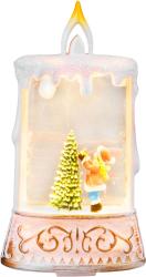 Lamp MagicHome Vianoce, Santa so stromekom, plast, 1xLED tepl biela, 8x4x15 cm, 2xAAA
