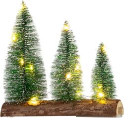 Dekorcia MagicHome Vianoce, stromeky, plast, 12xLED tepl biela, 20x5x20 cm, 2xAAA