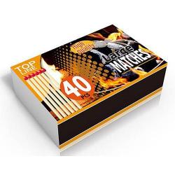 Zapalky Top Line BBQ, 95 mm, krbov, 40 ks