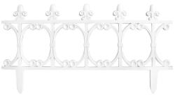 Ohrada Gardens F755, 64x34 cm, plastov�, biela, mini dekora�n� plot, bal. 5 ks