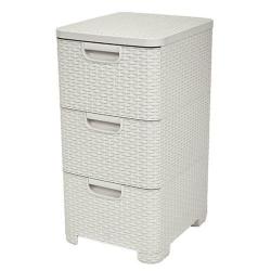 Komoda Curver� STYLE 3x �ufl�k, kr�mov�, 33x60x38 cm