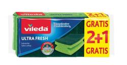 Hubka Vileda Ultra Fresh, �pongia na riad, 2+1 ks