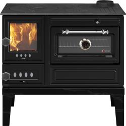 Spor�k 5020-U AURA, 9kW, prav�, �ierny, 825x500x770