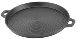 Plata grilovacia PerfectHome GS3, 34 cm, liatinov, okrhla, pruhovan (DOPREDAJ NAHRADA