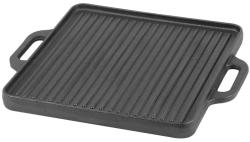Plata grilovacia PerfectHome GL3, 33x33 cm, liatinov, tvorcov, hladk/pruhovan