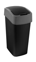 K�� Curver� PACIFIC FLIP BIN 45 lit., 37.6x29.4x65.3 cm, �ierno/�ed�, na odpad